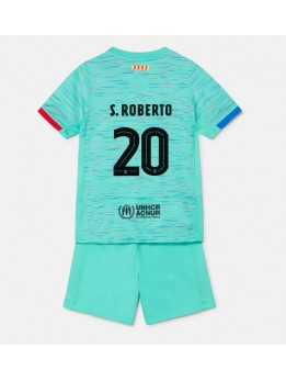 Otroški Nogometna dresi replika Barcelona Sergi Roberto #20 Tretji 2023-24 Kratek rokav (+ hlače)